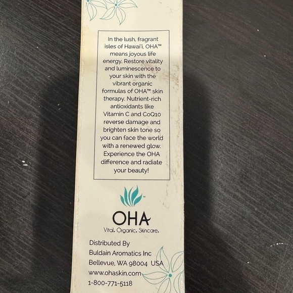 OHA Vital Organic Skincare Advance Moisture Treatment 1 oz Cream - Picture 3 of 4